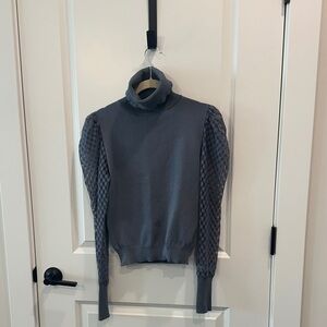 Love Tree Charcoal Knit Turtleneck Sweater